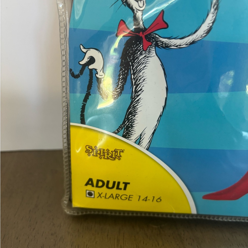 Dr. Seuss Cat in the Hat Womens Black Dress Costume Brand New - Picture 2 of 7